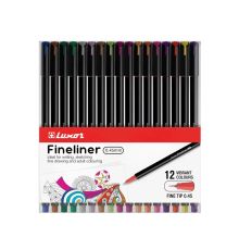 18300/12ACT    Капиллярный лайнер «FINELINER NEO » набор из 12-ти цветов 0,45мм