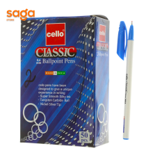 Ручка шариковая синяя, Селло/Cello"CLASSIC", 0,7мм, в коробке 50/1000/4000
