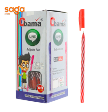 Ручка шариковая, красный, Обама/Obama"Line", 0,7мм, в коробке 50/1000/4000