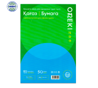 Бумага для офисной техники, синий, 50л, А4, 80г/м2. ON-2137.