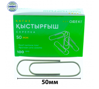 Скрепки канцелярские "ON-1513", 50мм, в коробке-100шт.