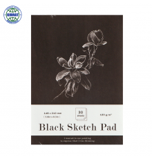 Скетчбук черный Black Paper, формат-А5.