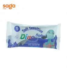 Влажные салфетки Dino 15шт.