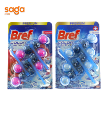 Блок для очищения унитаза Bref-PREMIUM 3в1