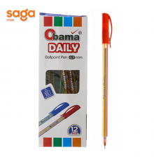 Ручка шариковая Обама/Obama"Daily", синий,  в упаковке-12/240