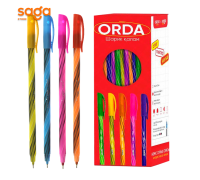 Ручка шариковая SAGA Orda, синий, в упаковке-50шт, 58701.