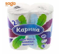 Полотенца бумажные укладка Карина 2в1