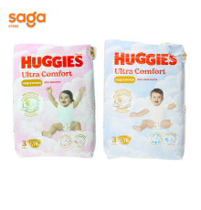 Подгузники HUGGIES, размер-3, в упаковке-78шт. мальчик/девочка