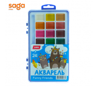 Краска акварельная LORI, 24цв. 004.