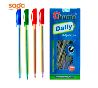 Ручка шариковая, синяя, Обама/Obama"Daily", 0,7мм, в коробке 50/1000/4000
