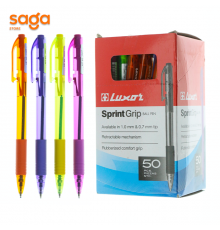 Ручка шариковая Luxor SprintGrip, синий, 0,7мм. 1240.