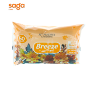 Влажная салфетка Breeze 50шт