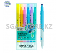 Маркер выделяющий ERASABLE, стираемый, 6 цветов, 936-6