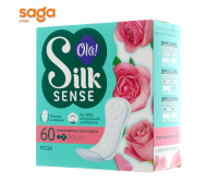 Прокладки ежедневки Ola Silk 60шт Роза