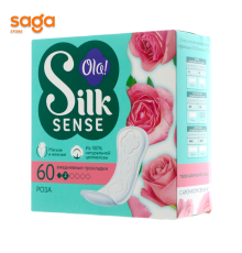 Прокладки ежедневки Ola Silk 60шт Роза