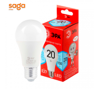 Лампы СВЕТОДИОДНЫЕ ЭКО LED A65-20W- 865-E27 R  ЭРА
(диод, груша, 20Вт, хол, E27)