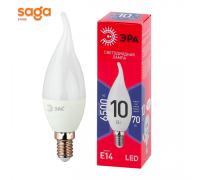 Лампы СВЕТОДИОДНЫЕ ЭКО LED BXS- 10W-865-E14 R
ЭРА (диод, свеча на ветру, 10Вт, хол, E14)