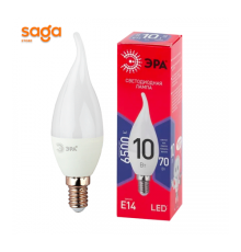 Лампы СВЕТОДИОДНЫЕ ЭКО LED BXS- 10W-865-E14 R
ЭРА (диод, свеча на ветру, 10Вт, хол, E14)