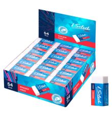 Ластик DELI " i Select", прямоугольный, белый (33х17х10 мм)