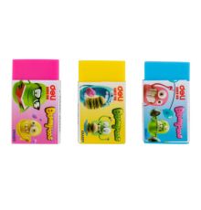Ластик DELI "Bumpees", прямоугольный, ассорти, 40х22х12 мм