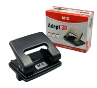 M&G Дырокол 2-дырчатый ADEPT, 30 листов, арт. ABS916KR(60шт)(в упаковке 6 шт)