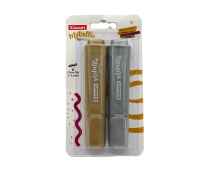 Metalic Textliter  Silver Gold Текстовыделитель