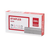 Скобы DELI для степлера №24/6 (25 листов), 1000 шт/кор